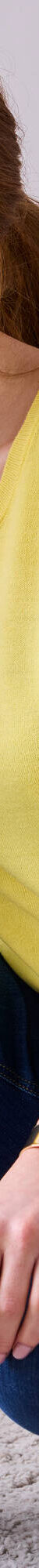 Pull col rond uni, manches longues, toucher doux (jaune pâle) Pull col rond uni, manches longues, toucher doux (jaune pâle)